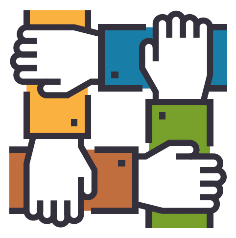 heal icon of hands together