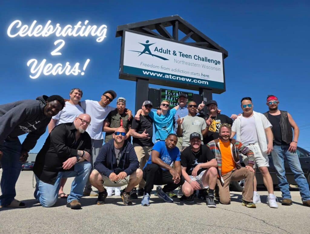 Celebrating 2 Years of Hope, Healing, and Transformation at ATCNEW team photo outside